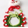 thumbnail image 5 of Christmas Cat Clothes Set, Festive Knit Hat and Scarf CLothes for Cats & Small Dogs, Soft Pet Apparel for Holiday Photos, Christmas Decorations & Winter Parties B, 5 of 7