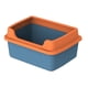 thumbnail image 3 of Cajas de arena para gatos de interior con protector de arena, extraíbles, fáciles de limpiar, de alta Azul, 3 of 9