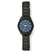 U.S. Polo Assn. Adult Male Bracelet Watch with Diamond on Blue Dial in Black (USC80665WM)