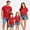 Red B, variant on Family Matching Patriotic Shirts for Family Members 4th of July Tee Tops