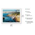 thumbnail image 2 of Shell Beach - La Jolla California - Coastal Landscape - From an Original Color Painting by Wade Koniakowsky - Japanese Unryu Rice Paper Art Print (Unframed) 17 x 22 in, 2 of 4