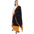 thumbnail image 4 of Phagun Indian Cotton Dupatta Embridered Chunni Long Stole Throw Scarf-Black, 4 of 5