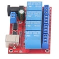thumbnail image 3 of DC Relay Control Board,4 Channel Relay Module Relay Control Module USB Relay Module Streamlined Design, 3 of 14