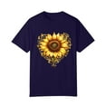 thumbnail image 2 of NAMTYQX Women's T-Shirts Graphic Crew-Neck Stretch Short Sleeve Trendy Plus Size Baggy Grafisches Soft Womens Summer Tops Dark Blue Size S, 2 of 5