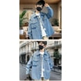 thumbnail image 6 of Tiweut Denim Shirts for Boys Blouses Children's Fashionable Gentlemanly Tops Long Sleeve Lapel Button T-Shirts for Boy 5-6 Y, 6 of 7