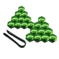 thumbnail image 2 of 20x Car Wheel Lug Nut Covers Auto Hub Screw Protector Anti Rust Wheel Rim Cover Clip Removal Tool Decorative Tyre Screw Cap Bolt Caps Green 21mm, 2 of 8