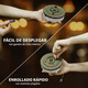 thumbnail image 2 of Lámpara Portátil 2 en 1 Blanca con Guirnalda LED 10m Recargable USB-C, 2 of 10