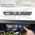 thumbnail image 3 of Lanbo 24 inch Width 44 Bottle Built-in Compressor Dual Zone Wine Cooler, 3 of 16