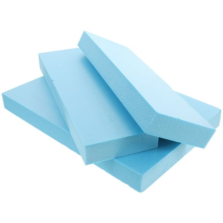 Luxshiny 4Pcs Blue Craft Foam Bricks Lightweight Polystyrene for DIY Floral and Art Creations