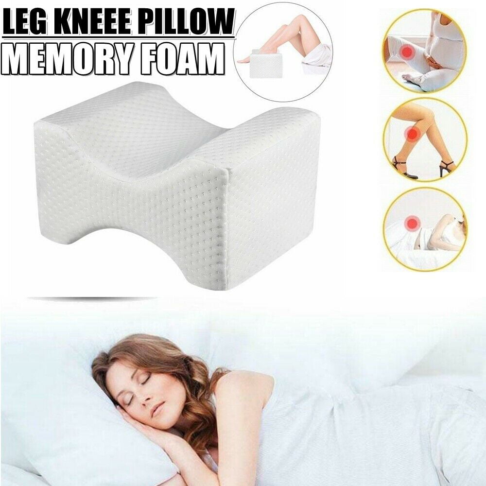 Knee Pillow Pain Relief Memory Foam I-Shaped/ Apple-Shaped For Side Sleepers 1pc 