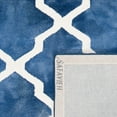 thumbnail image 4 of Safavieh Dip Dye Altan Distressed Wool Area Rug, Navy/Ivory, 6' x 9', 4 of 8