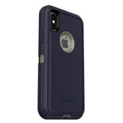 OtterBox Defender Series Case for iPhone X & iPhone Xs ONLY, Case Only - Bulk Packaging - Dark Lake Chinchilla/Dress Blues