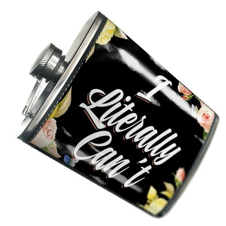 

NEONBLOND Flask Floral Border I Literally Can t