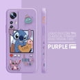 thumbnail image 3 of Case For Xiaomi 13 12 12S 11 11T 10 10S 9 9SE 8SE Pro Ultra Lite Colour Simple Liquid Silicone Case Cartoon Lilo & Stitch Angel, 3 of 5