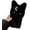 Black, variant on Furry Plush Case for Apple iPhone 7/8/SE2/SE3 Phone Case Fluffy Girls Cute Winter Warm Hair Handmade Cat Cover Shockproof Protective Kawaii Cover for Girls Women(Black)
