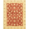 thumbnail image 1 of Ahgly Company Indoor Rectangle Abstract Orange Red Oriental Area Rugs, 7' x 10', 1 of 6