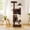 55" Brown, variant on SONGMY 55" Cat Tree Tower, Blue Activity Center Large Playing House Condo, Multi-Level Cat Furniture with Scratching Posts