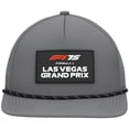 thumbnail image 2 of Men's  Gray Formula 1 2025 Las Vegas Grand Prix Core Performance Snapback Hat, 2 of 5
