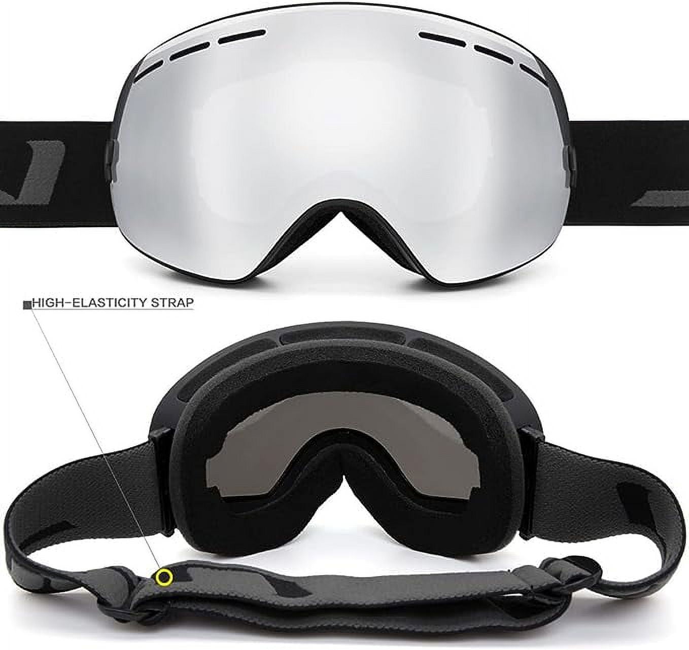 Juli Ski Goggles,Winter Snow Sports Snowboard Goggles with Anti-Fog Lens BNC