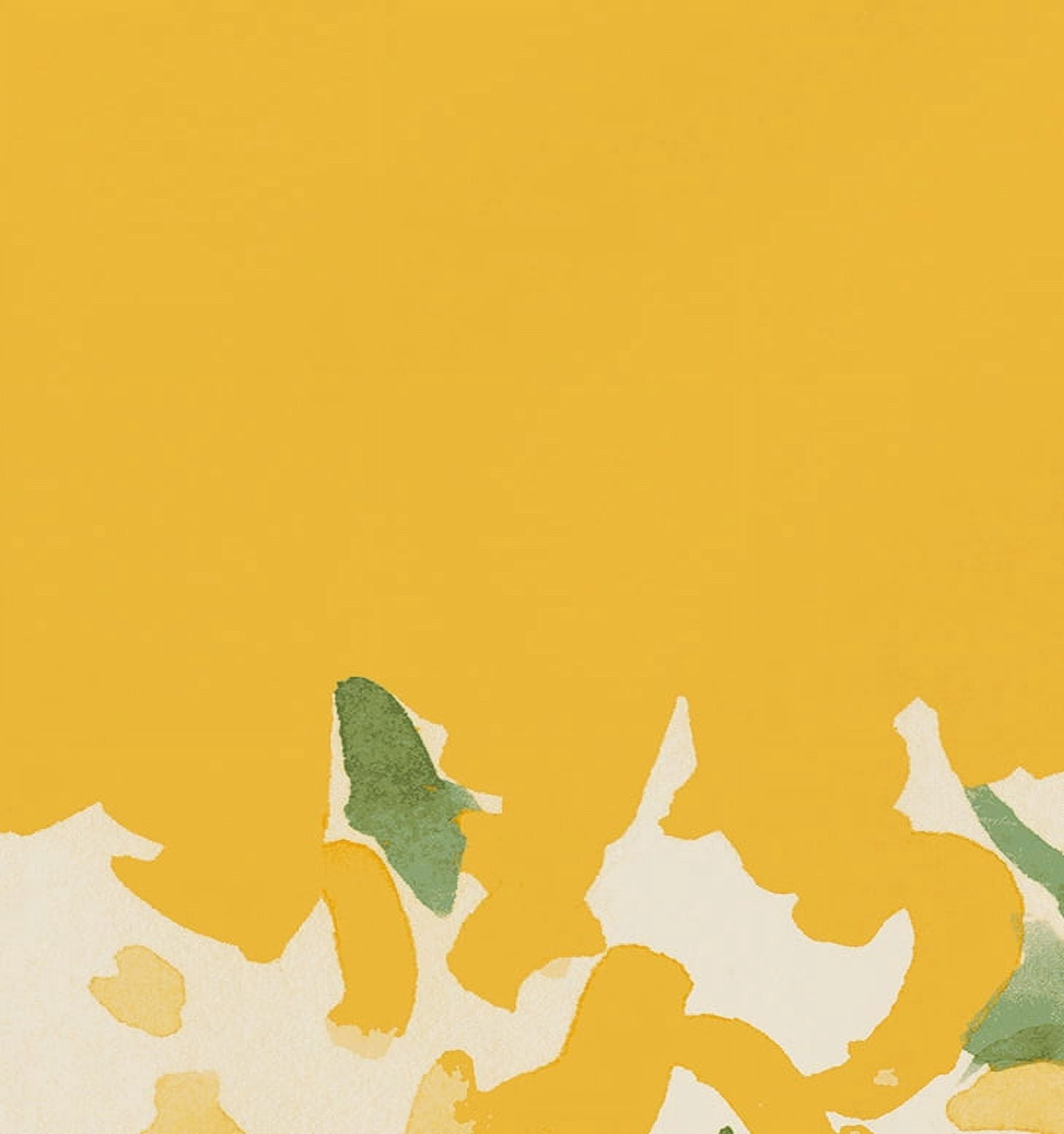 Simply Daisy's Gardenia Garden 18x14 inch Yellow Floral Print Placemat (Set of Four)