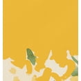 thumbnail image 2 of Simply Daisy's Gardenia Garden 18x14 inch Yellow Floral Print Placemat (Set of Four), 2 of 2