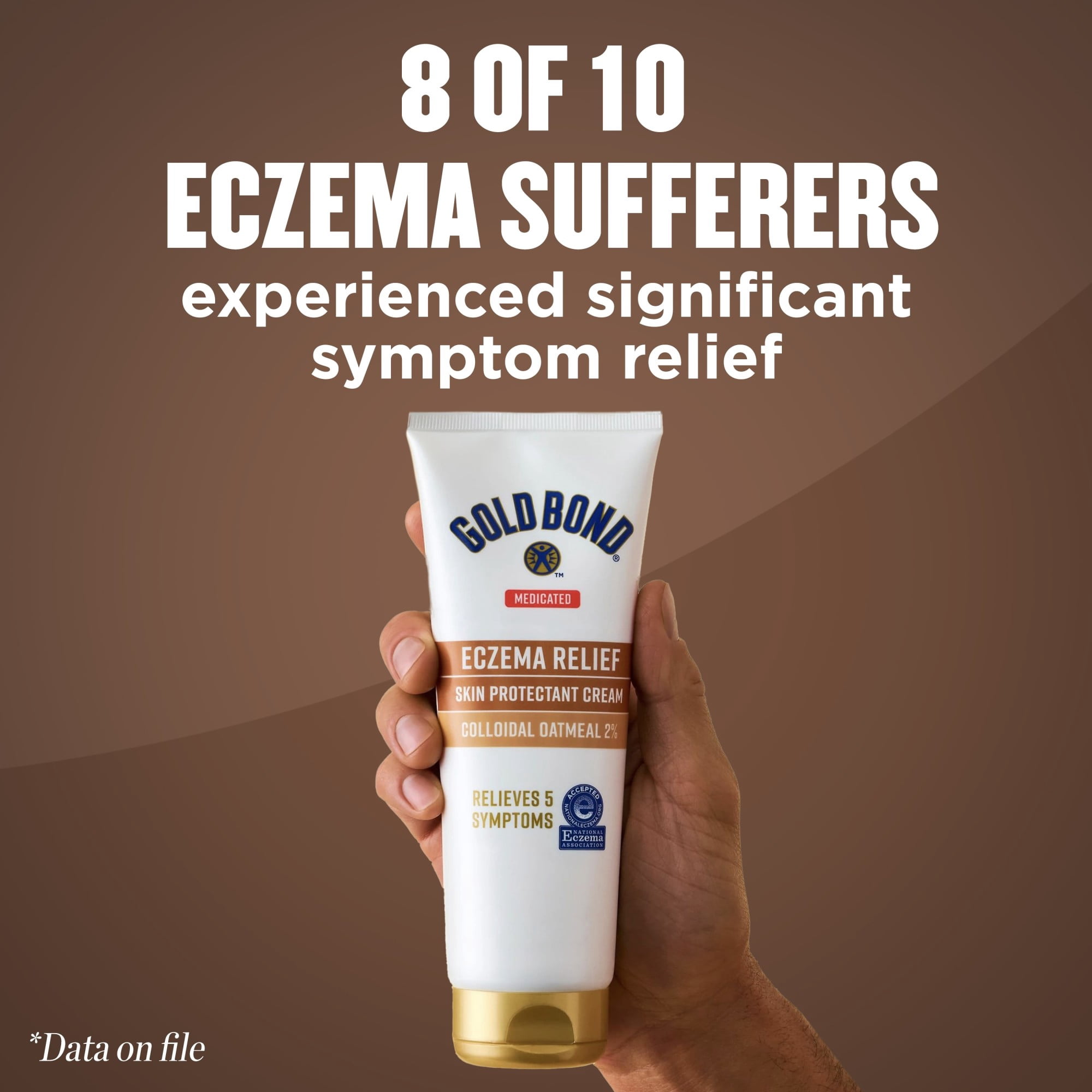 (6 pack) Gold Bond Medicated Eczema Relief Skin Protectant Cream, 8 oz., Gold Bond Lotion With 2% Colloidal Oatmeal