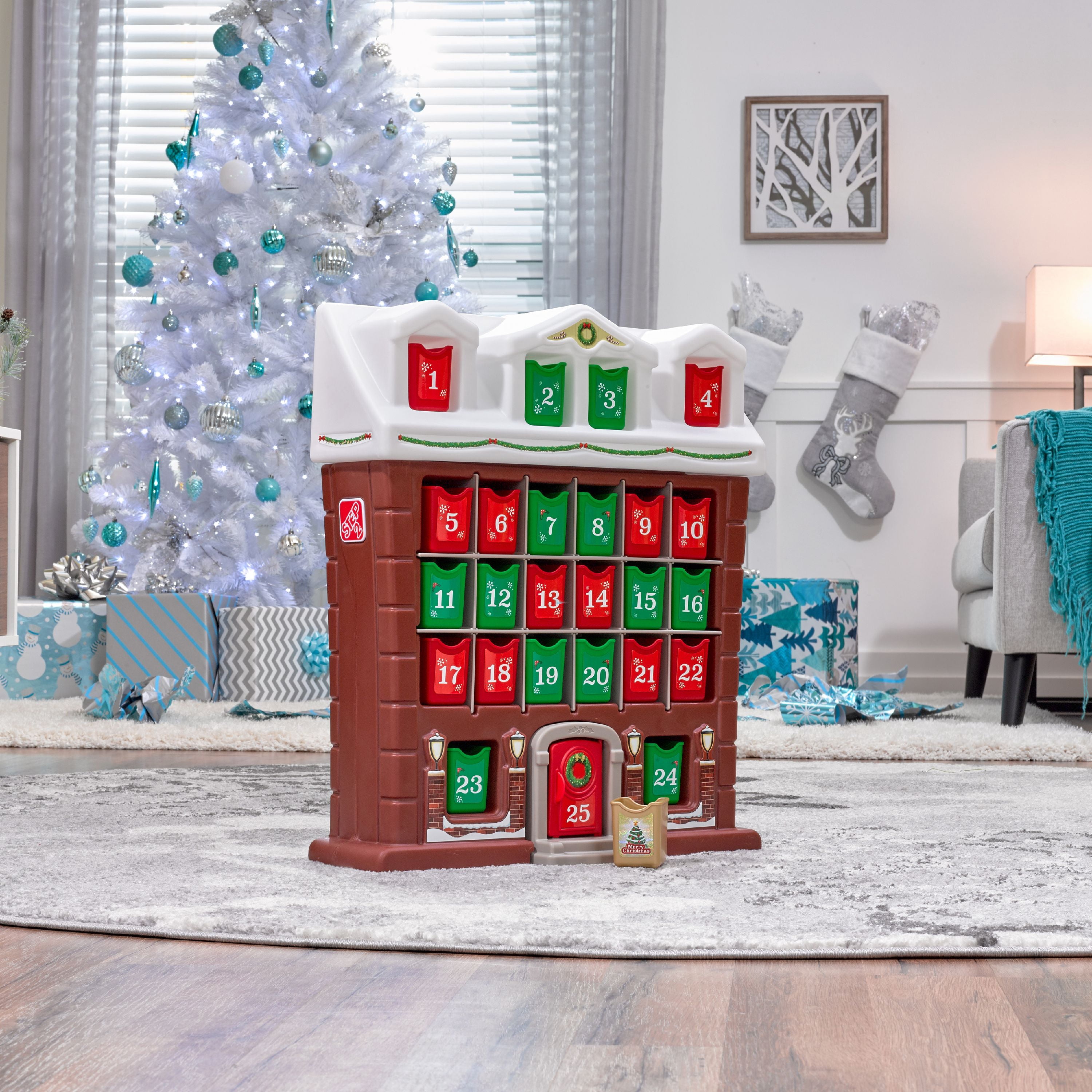 Step2 My First Advent Month Calendar Snowy Holiday Cottage w/ Individual Bins - Walmart.com Step2 My First Advent Month Calendar Snowy Holiday Cottage w/ Individual Bins - Walmart.com