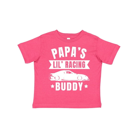 Inktastic Papas Lil Racing Buddy Boys or Girls Toddler T-Shirt
