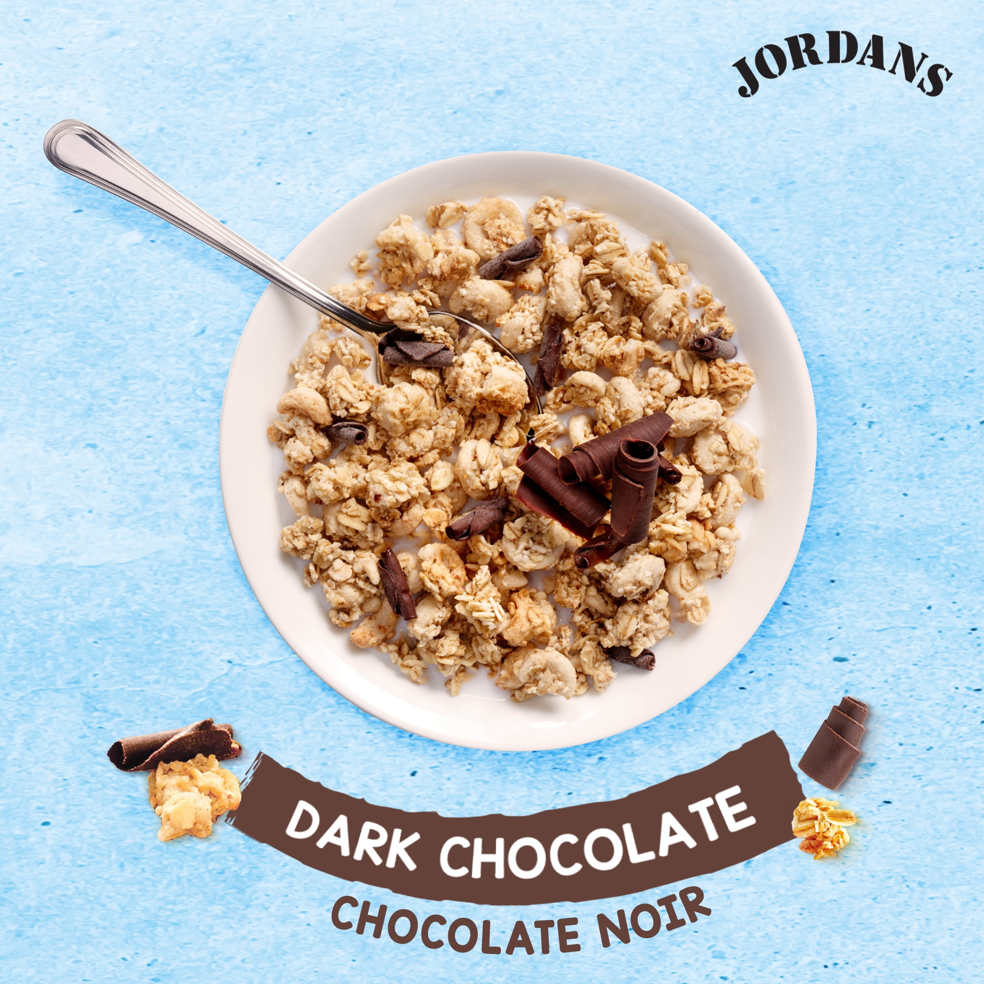 Jordans Morning Crisp Dark Chocolate Granola Cereal, 400 g