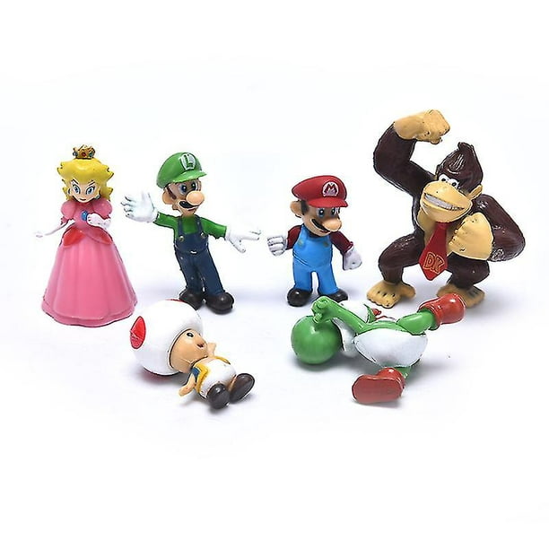 Super Mario Bros Le Film – Figurine 2,5 avec Voiture de course à tirer  vers l'arrière - Mario 