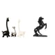 thumbnail image 1 of Figuras De Jirafa Y Caballo De Cerámica Modernas, Estatua Creativa, Centro De Mesa Para Escritorio, Oficina, Estantería, Dormitorio, Escultura Paisajística, Decoración, 1 of 8