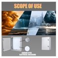 Autovo Carbon Steel Electrical Enclosure Box Waterproof IP66 Wall Mount