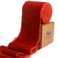thumbnail image 1 of Cinta decorativa Ribbli de terciopelo rojo oxidado, 7,5 cm y 2,7 m, 1 of 5