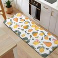 thumbnail image 5 of Mixed Fruits Leaves White Pattern Kitchen Rug Mat,Kitchen Runner Rugs Non Skid Washable,Decorative Kitchen Floor Mats for Kitchen,Sink,Laundry,17"x47.2", 5 of 7