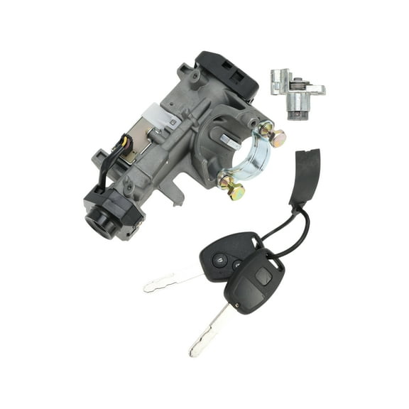 Unique Bargains No.06351SZAA01/72185SZAA01 Ignition Lock Cylinder for Honda Pilot 2009-2015 1 Pc Assembly 1 Pc Left Door Lock Cylinder 2 Pcs Keys (46 Chips) 1 Set