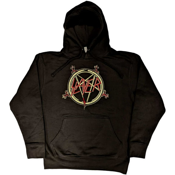 Slayer Unisex Pullover Hoodie Sweatshirt Pentagram (Small)