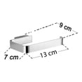 thumbnail image 2 of Porta Papel para Baño Rubinett Cuadrado Cromado de Acero Inoxidable, 2 of 3