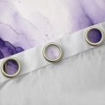 thumbnail image 4 of Manfei Modern Marble Black Out Curtains for Female, Purple Gold Watercolor Curtains Pack of 2 (42x63 Each), Abstract Ombre Bedroom Curtains, Window Curtains Decor, 4 of 6
