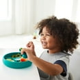 thumbnail image 4 of OXO Tot Silicone Divided Plate - Teal, 4 of 8