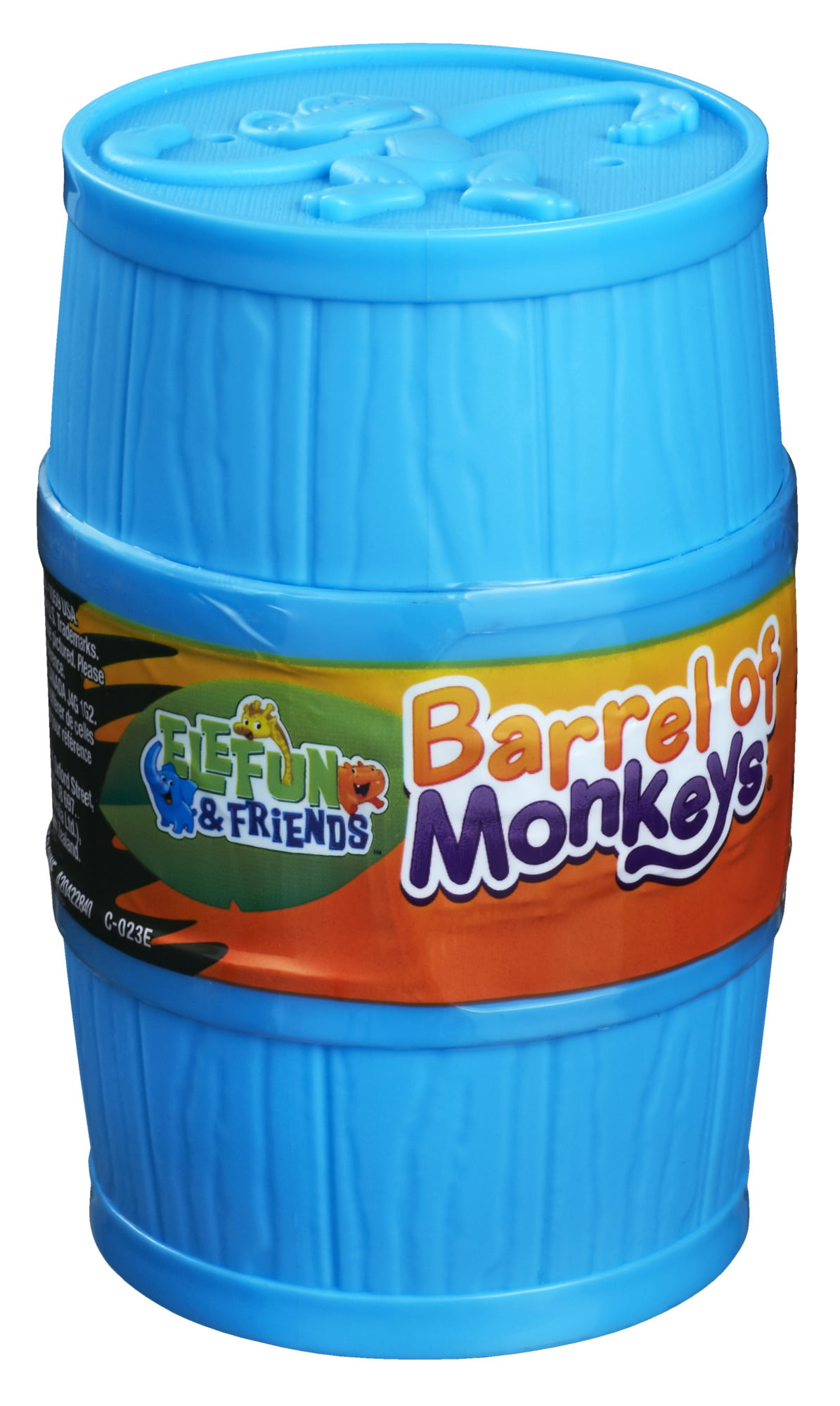 Green Monkey Barrel Classic Game with 12 Assorted Colors of Monkeys Kids 