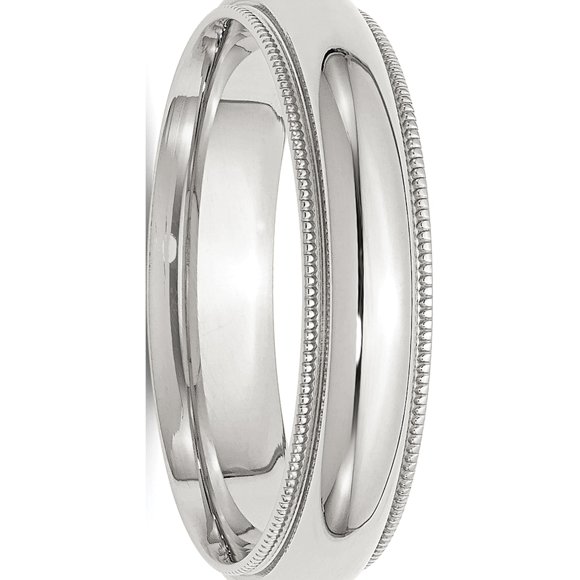 Bracelet en Argent Sterling 5mm Milgrain Confort Ajusté