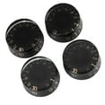 thumbnail image 1 of Top Hat Knobs, Plastic Guitar Knobs Wide Applicable  for Audio Output Black, 1 of 7