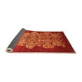 thumbnail image 2 of Ahgly Company Indoor Square Oriental Orange Industrial Area Rugs, 8' Square, 2 of 4