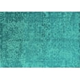 thumbnail image 1 of Ahgly Company Indoor Rectangle Oriental Turquoise Blue Industrial Area Rugs, 3' x 5', 1 of 4