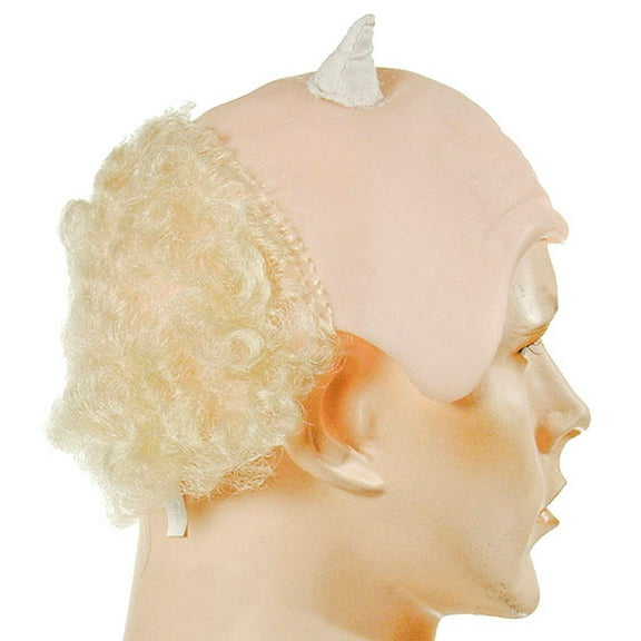 Men's Bald & Horned Wig