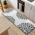 thumbnail image 5 of Gray Floral Pattern Kitchen Rug Mat,Kitchen Runner Rugs Non Skid Washable,Decorative Kitchen Floor Mats for Kitchen,Sink,Laundry,17"x47.2", 5 of 7