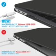 thumbnail image 4 of 3 in 1 IBENZER New 2021 2020 MacBook Air 13 inch Case M1 A2337 A2179 A1932, Hard Shell Case & Keyboard & Screen Film, 4 of 5