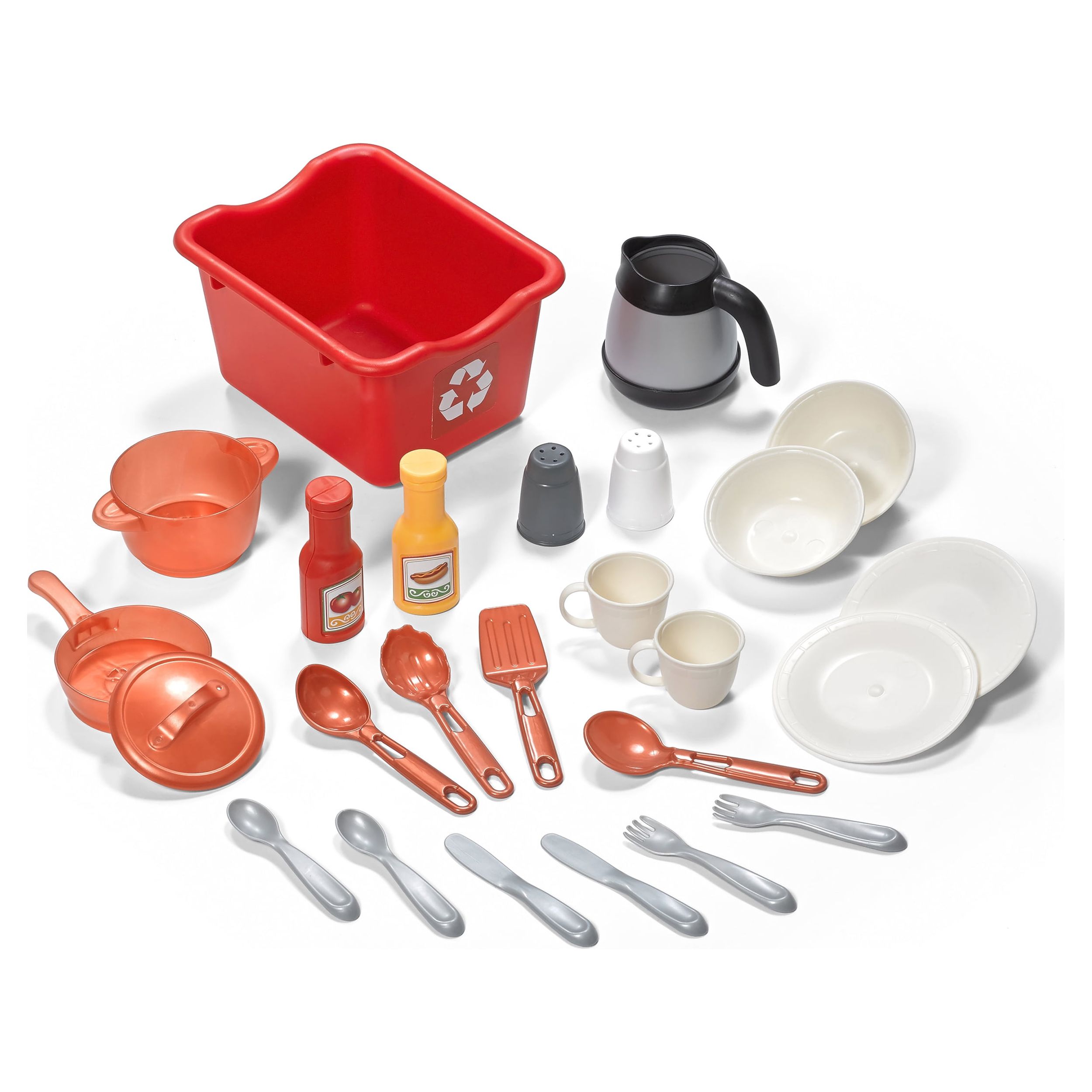 Step2 Best Chef's Plastic Toddler Toy Kitchen Playset, 25 Pieces photo 2