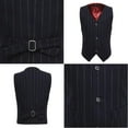 thumbnail image 4 of ETHAN Black Church Clothes for Boys Elegant Slim Fit Vest and Tie Set Suit for Boys Size 6, 4 of 7