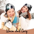 thumbnail image 4 of Lsque Watercolor Skull Pattern Knitted Beanie, Unisex Winter Hat, Knit Hat Winter Beanies Thick Fisherman Beanies Cuffed Plain Skull Caps, 4 of 6